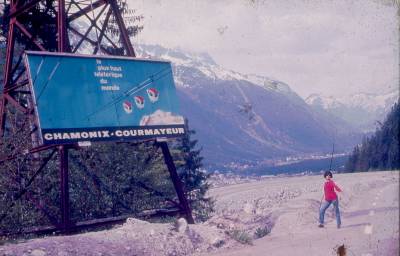 França: Perto de Chamonix nos Alpes